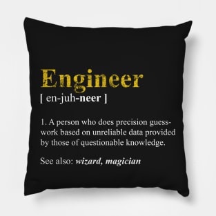 Engineer Tech Support Definition Shirt Funny Computer Nerd Meaning Pillow