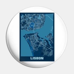 Lisbon - Portugal Peace City Map Pin