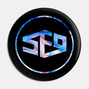 SF9 Logo Blue Abstract Logo Pin