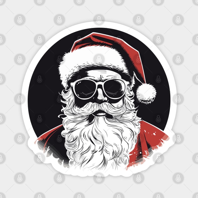 Santa Claus Magnet by MZeeDesigns