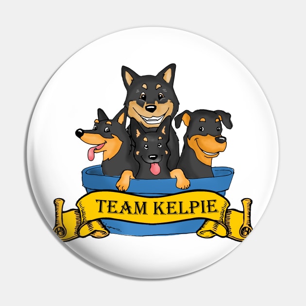 team kelpie Pin by Ahkneetah