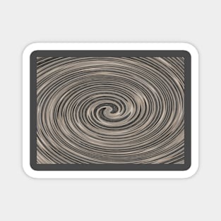 Black Twirl Magnet