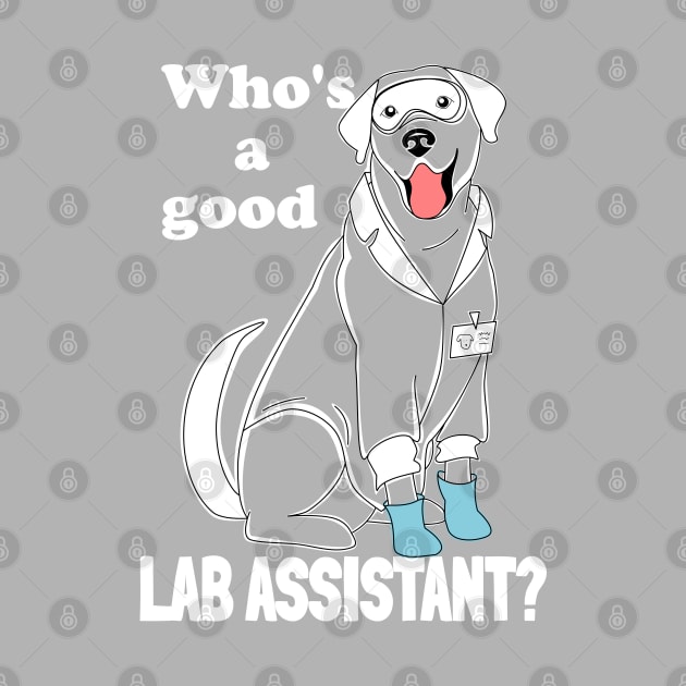 Labrador researcher - Who's a good lab assistant? by LittleAna