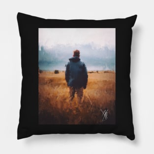 Memories - An Oil on Canvas daub painting Pillow