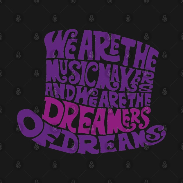 Willy Wonka Hat Dreams - Purple by joefixit2
