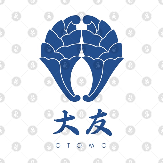 Otomo Clan kamon with text by Takeda_Art