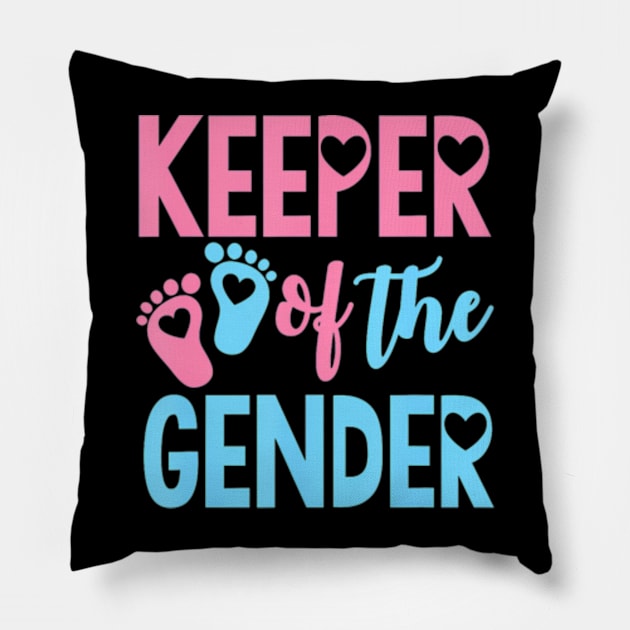 Gender Reveal Keeper of the Gender, Gender Reveal Pillow by Eduardo