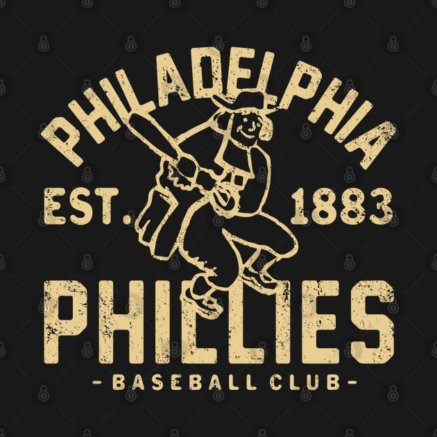 Philadelphia Phillies Retro 3 by Buck Tee by Buck Tee