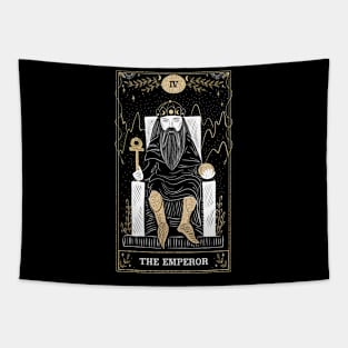 Emperor Tarot Card Tapestry