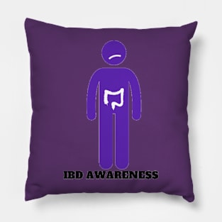 IBD Awareness Silhouette Pillow