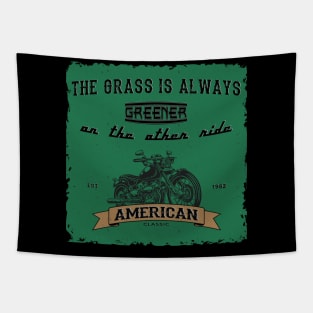 The grass is always greener on the other ride Tapestry