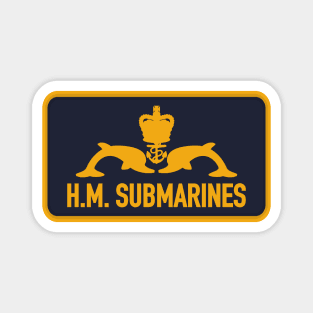 H.M. Submarines Patch Magnet