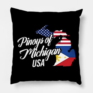 Filipinos of Michigan Design for Proud Fil-Ams Pillow