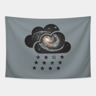 Galaxy Rain Cloud Tapestry