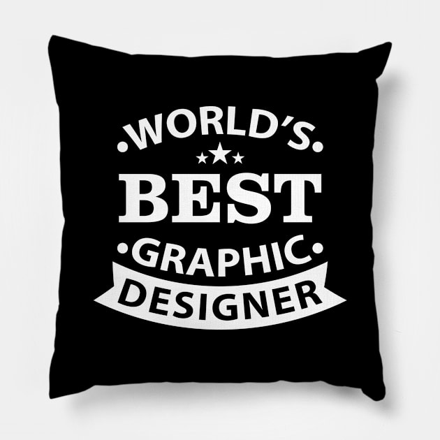 Best Graphic Designer shirt Graphic Designer Birthday Gift Pillow by stonefruit