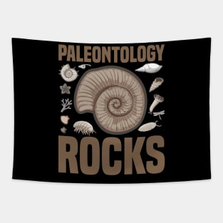 Paleontology Rocks Fathers Day Gift Funny Retro Vintage Tapestry