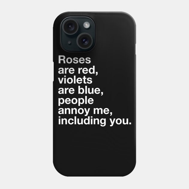 Roses Are Red Phone Case by GrayDaiser
