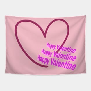 Happy Valentine Tapestry