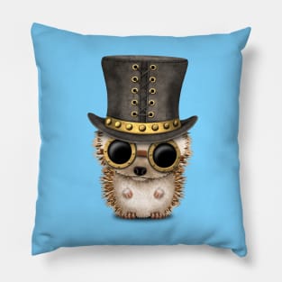 Steampunk Baby Hedgehog Pillow