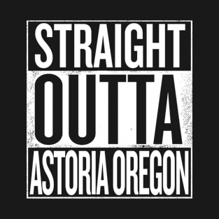 Straight Outta Asteria Oregon The Goonies White T-Shirt