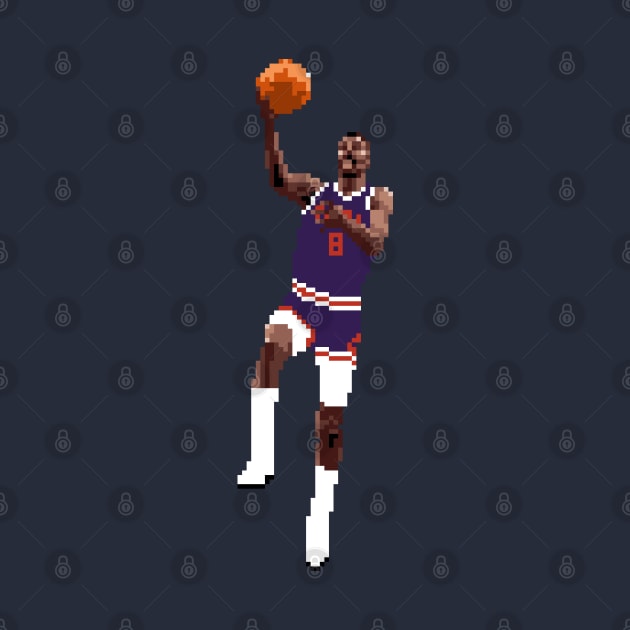 Eddie Johnson Pixel Layup by qiangdade