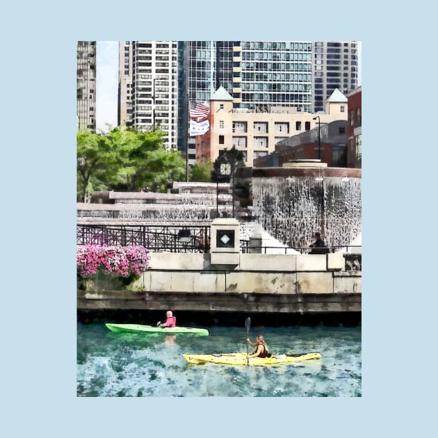 Chicago IL - Kayaking on the Chicago River by SusanSavad