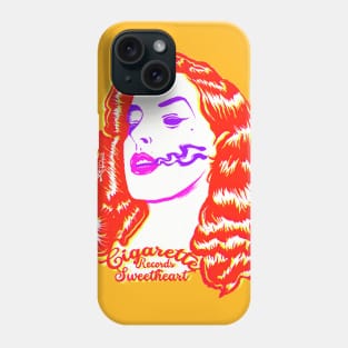 Cigarette Sweetheart Records - Bombshell print Phone Case