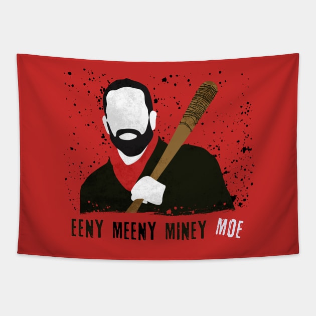 Negan Eeny, Meeny, Miney, Moe Tapestry by Izzie | Fandom 101 - For The Geeks