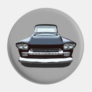 1958 Chevy Apache - stylized Pin