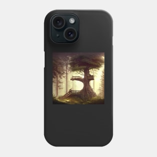 House in Tree Forest Phone Case