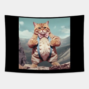 Pawsitively Pudgy: The Chubby Cat Collection Tapestry