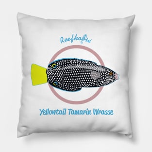 Yellowtail Tamarin Wrasse Pillow