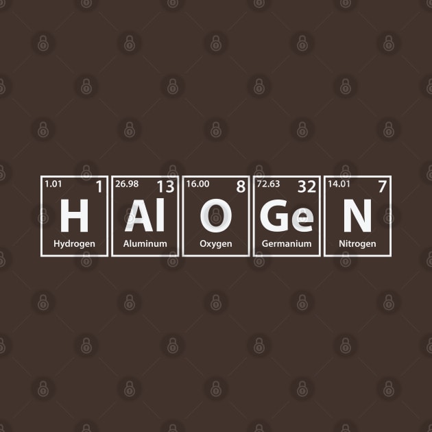 Halogen Elements Spelling by cerebrands