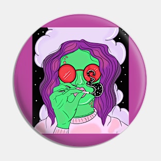 Trippy girl Pin