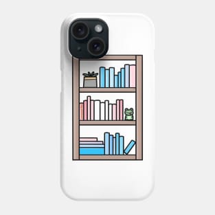 Subtle Trans Pride Bookcase Phone Case