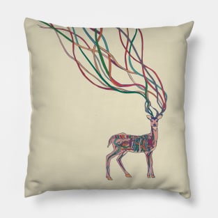 Deer Ribbons Pillow