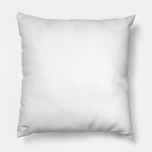 Tech Support Check List Pillow