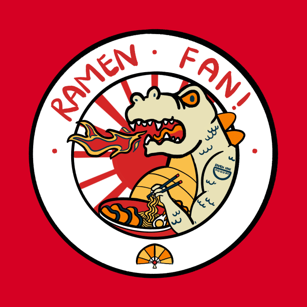 Kaiju Ramen Fan by Cuteful