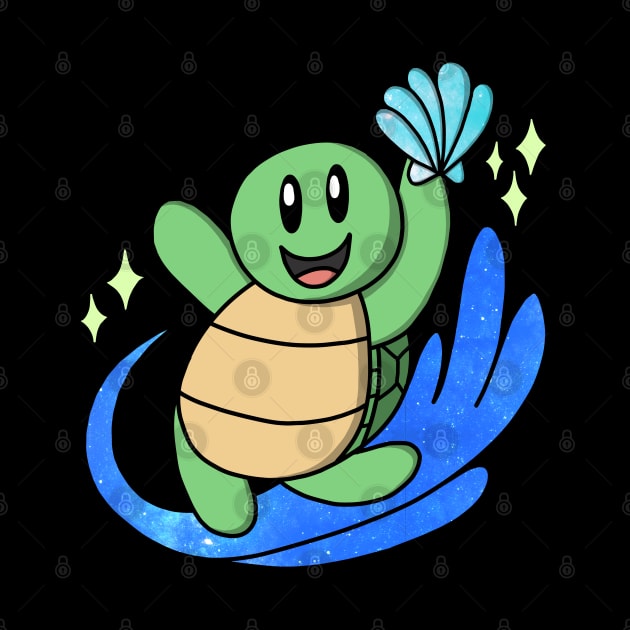 Cute Turtle's Seashell by pako-valor