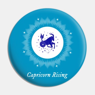 Capricorn Rising Astrology Chart Zodiac Sign Ascendant Pin