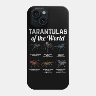 Tarantulas of the world - Funny Tarantula Owner gift Phone Case