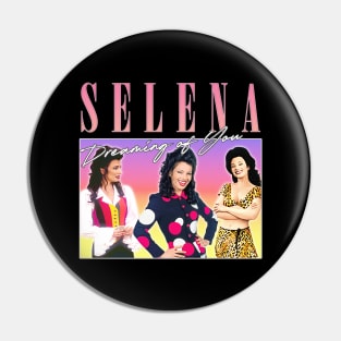 Selena - 90s Style Meme Aesthetic Pin