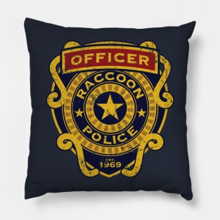 Raccoon Police Pillow