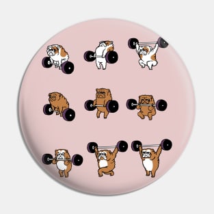 OLYMPIC LIFTING English Bulldog Pin