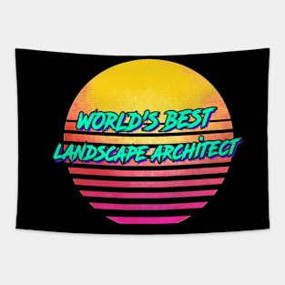 1980s Retro Landscape Architect Gift Tapestry