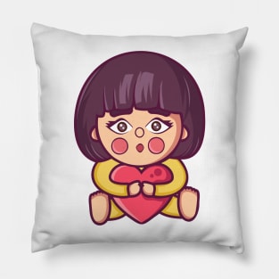 Little Baby Girl Pillow