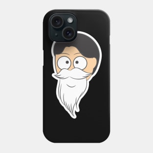 Guy with Beard Santa Phone Case