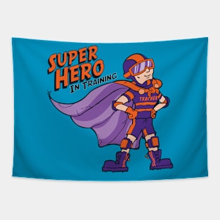 Super Hero In Training Tapestry