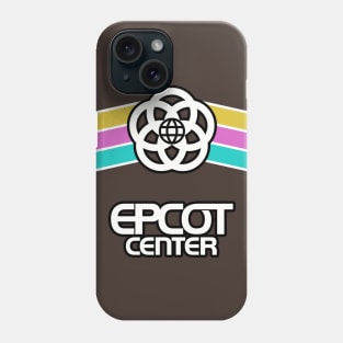 EPCOT Center Stripes Logo Shirt Phone Case