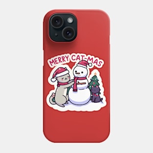 Merry Cat-Mas Phone Case